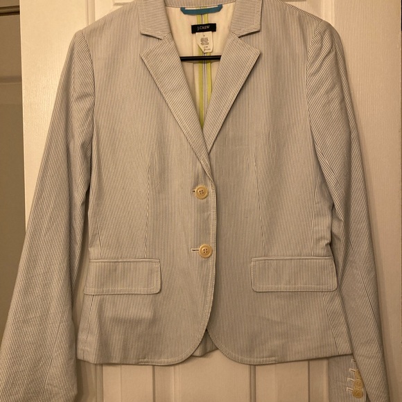 J. Crew seersucker blazer - Picture 1 of 4